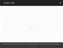 Tablet Screenshot of kinexon.com